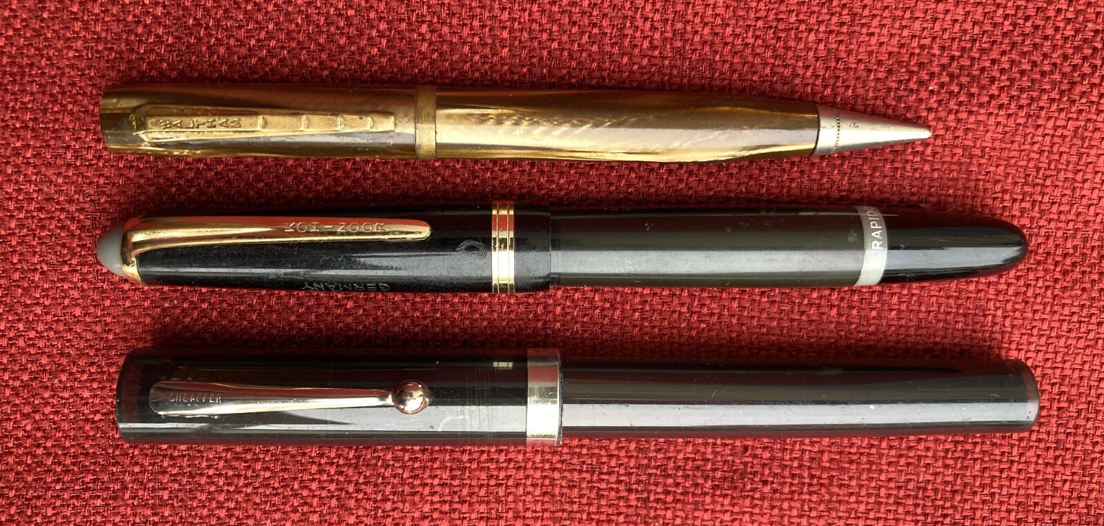 LOT OF 3 VINTAGE PENCILS FOUNTAIN PEN SHEAFFER KOHINOOR WALHAM eBay