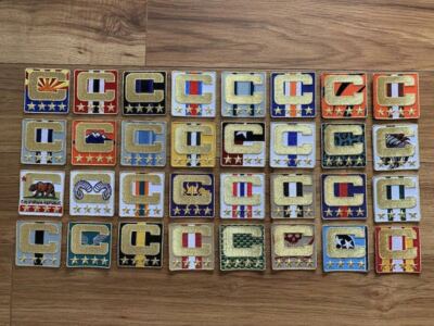 Captain C Patch ALTERNATE HELMET Patch for Football Jersey RARE Pick Your  Team