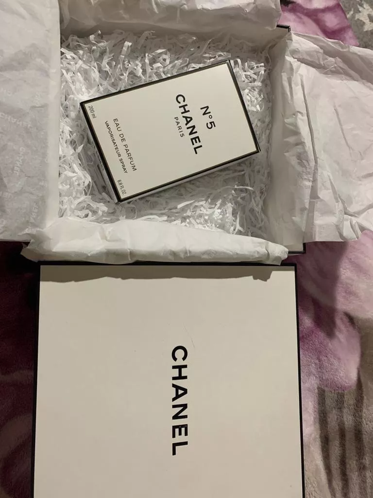 chanel mini top handle grey bag