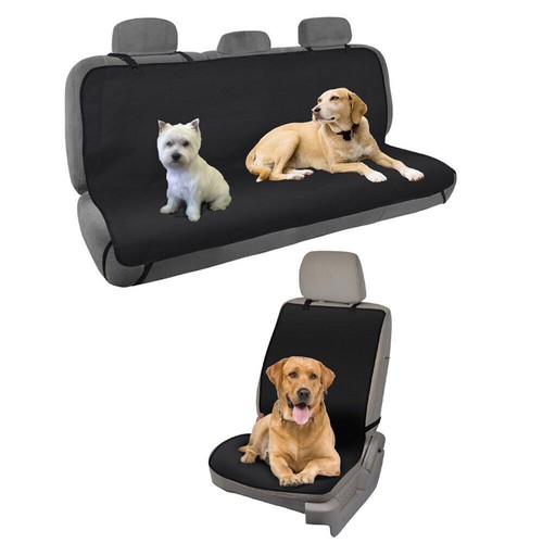 Front Rear Seat Covers for Dogs Pets Travel Car Truck Van SUV Auto Universal Fit - Picture 5 of 86