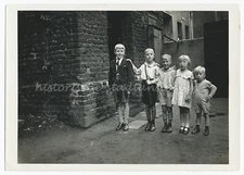 Siblings Organ Pipes - Strung Small by Large - Great Old Photo 1920s