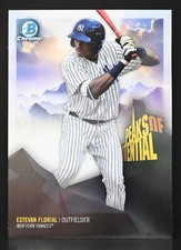 2018 Bowman Chrome #PP-EF Estevan Florial Peaks of Potential New York Yankees