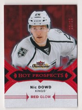16-17 Fleer Showcase Nic Dowd /25 Rookie RED GLOW Hot Prospects LA Kings 2016