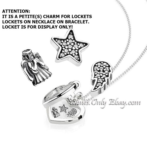 Clear CZ Floating Locket Charm | eBay