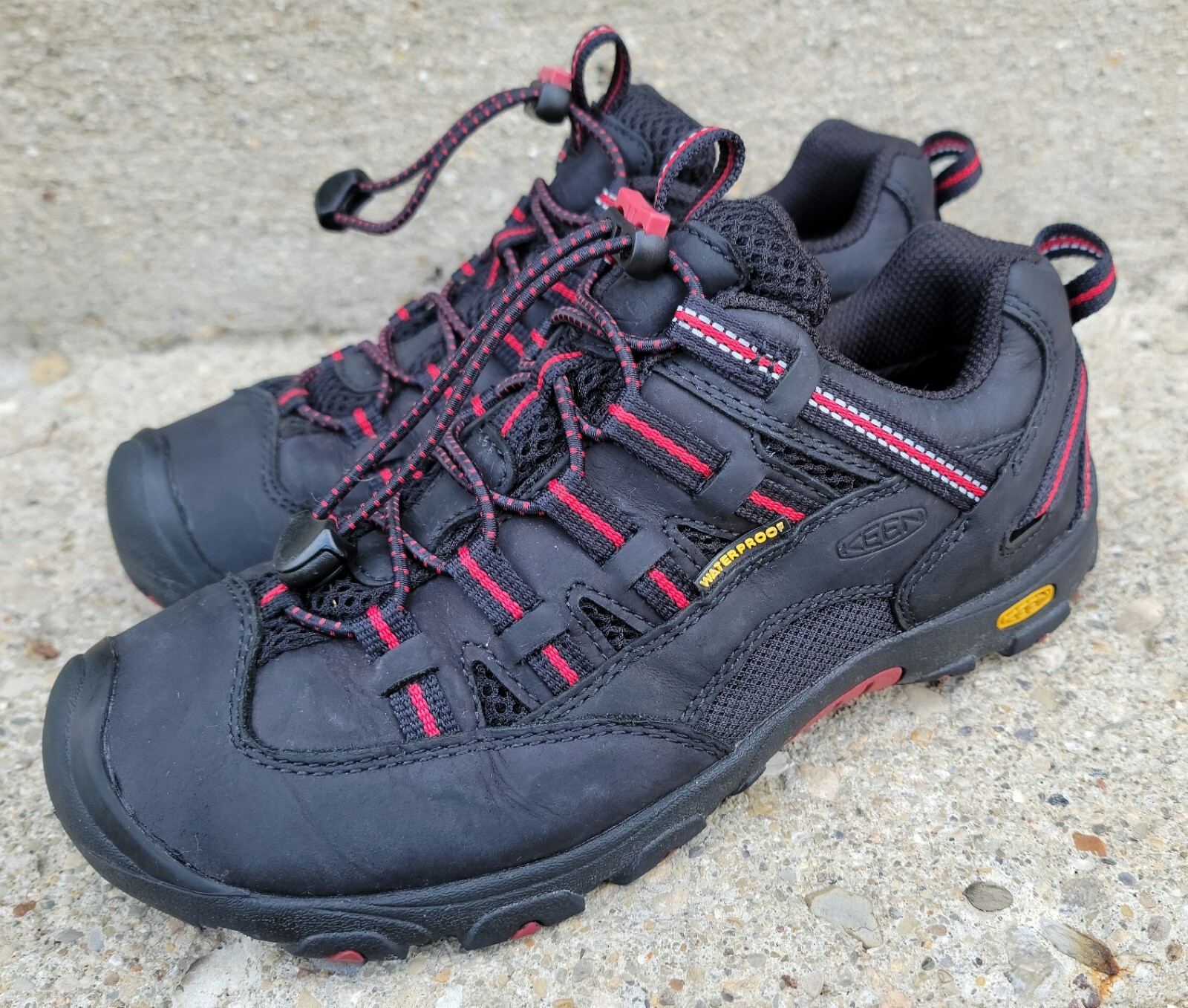 Keen Boots Alamosa donna taglia 5 nero impermeabile escursionismo trail scarpe corsa
