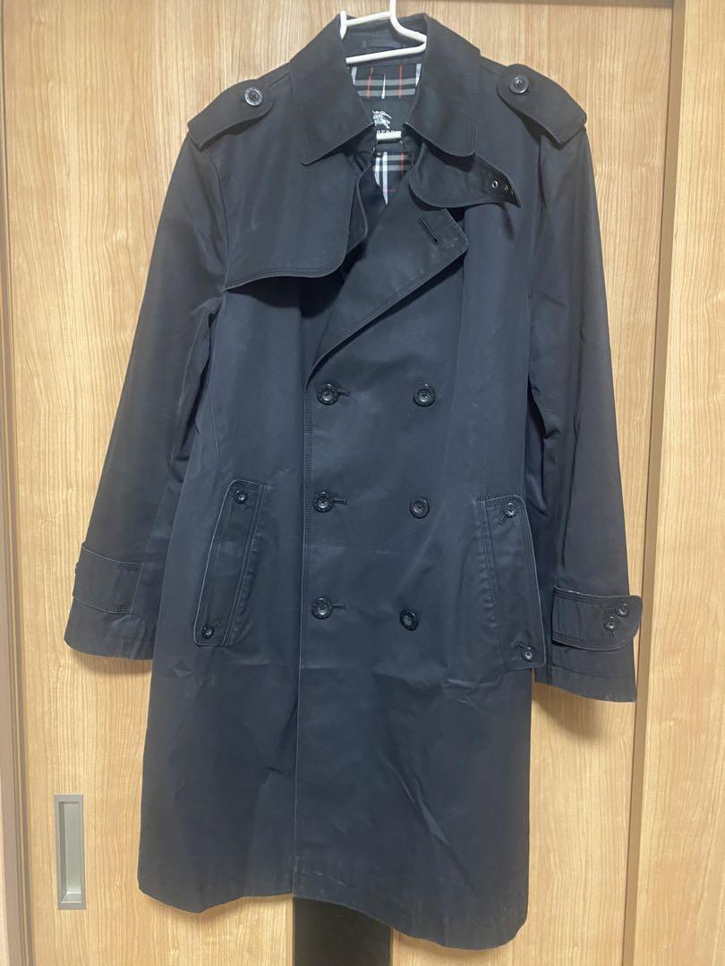 Burberry Black Label Trench Coat Size M Missing Belt