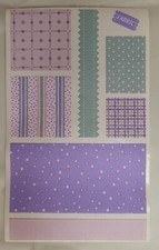 Mrs. Grossman's Scrapbook Symmetry Fabric Sticker Swatches "Cozy Cottage"