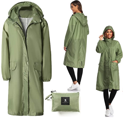 Waterproof Windproof Knee-length 