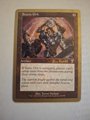 Static Orb - 2001 Alex Borteh (7ED) World Championship Decks Regular
