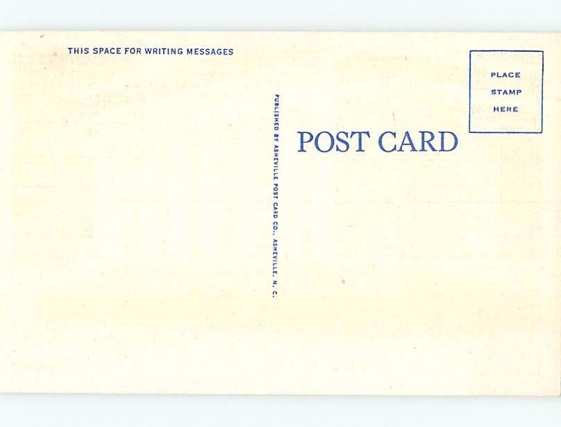 Unused Linen POST OFFICE Lexington Near Lynchburg & Roanoke Virginia