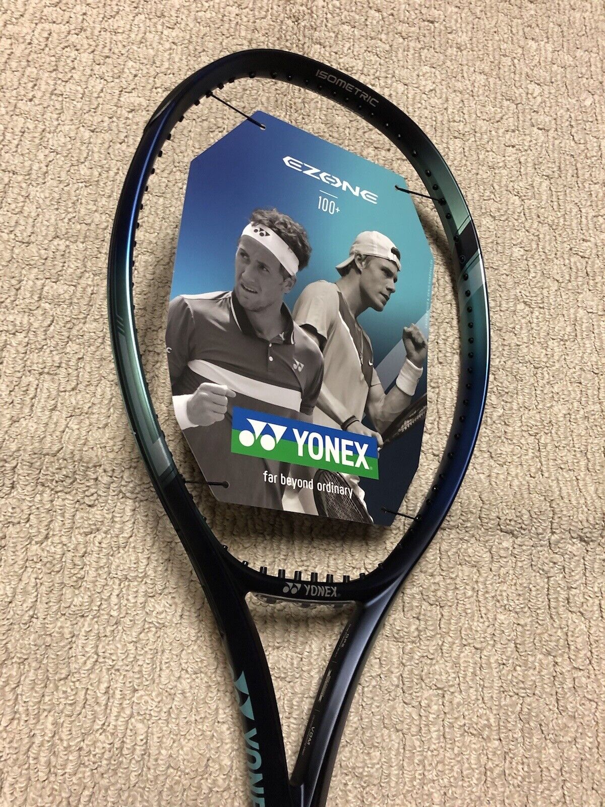 2022 NEW Yonex Ezone 100+ Tennis Racquet Unstrung Grip Size 4 3/8
