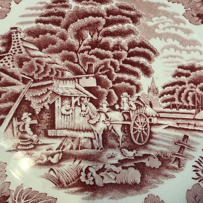 Woods Ware Enoch Wood's English Scenery Plate | eBay