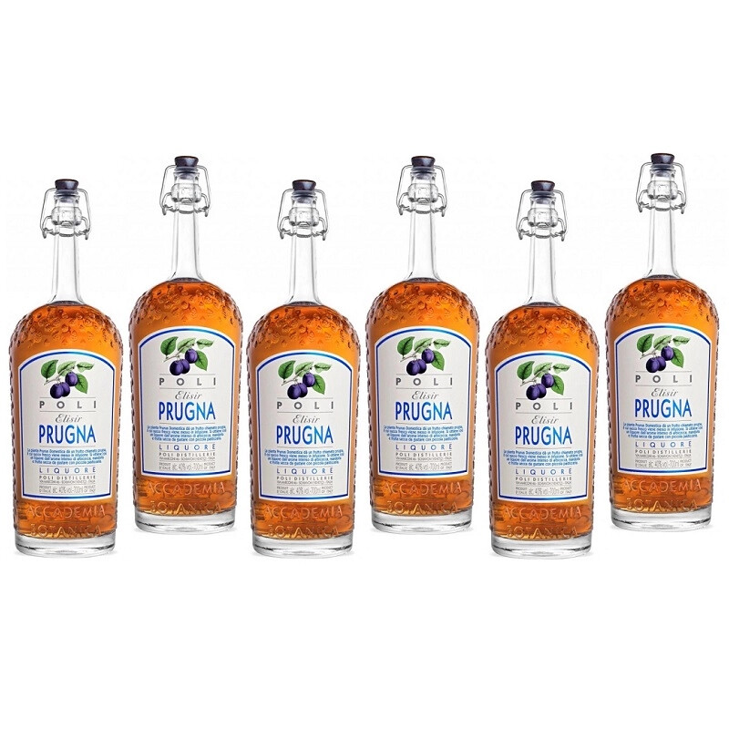 POLI LICOR ELIXIR DE CIRUELAS 70 CL 6 BOTELLAS