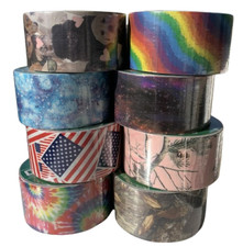 Duck Brand Craft Tape  Eclipse Galaxy Tie Dye Rainbow Flag Camo USA Made Choice