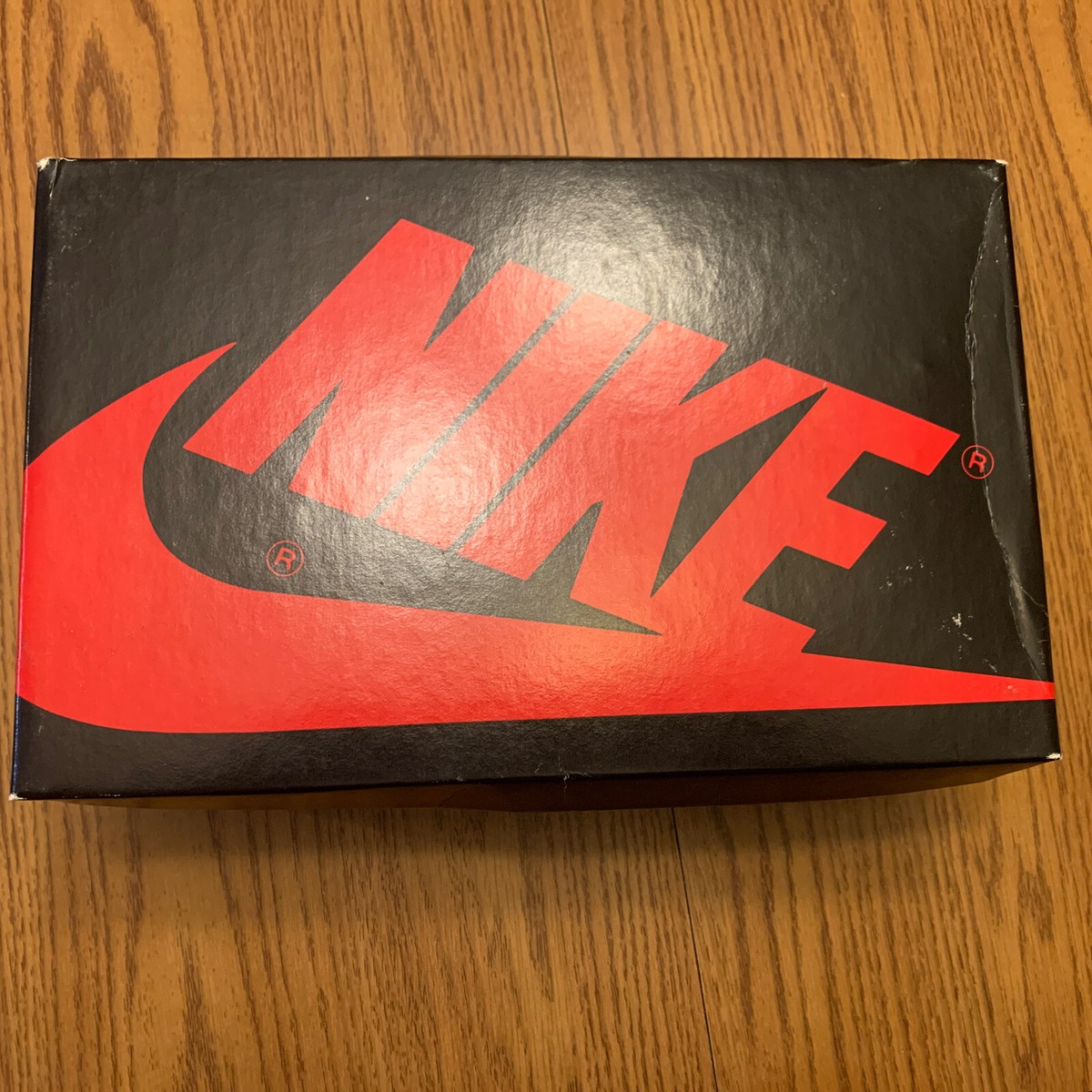 Air Jordan 1 Original Shoe Box Only. 4282. Size 7. BLK/RB (No