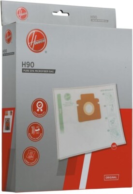 H90 Sacchetti Hoover Energy H300 In Microfibra Originali Sacchetti Aspirapolvere - Foto 4