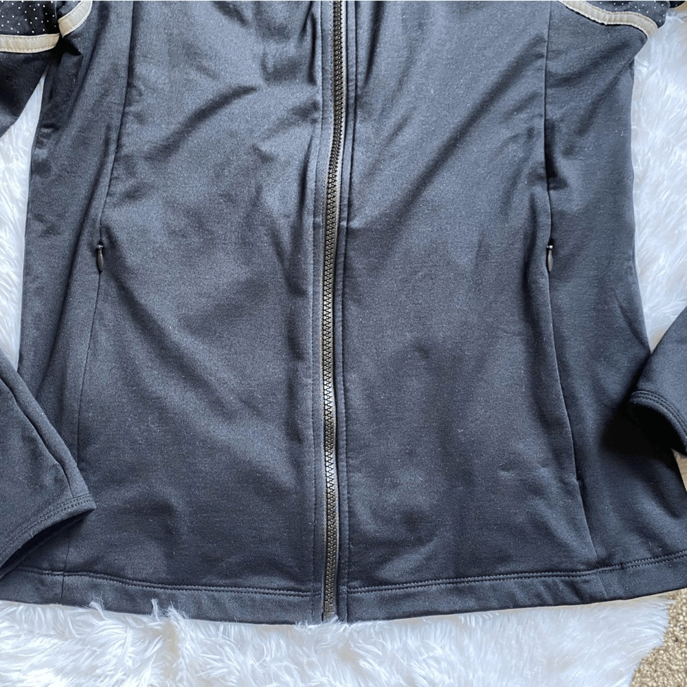 Fabletics Moira Reflective Jacket Black Stretchy … - image 9