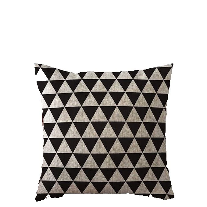 Triangle Black Home Décor Pillows
