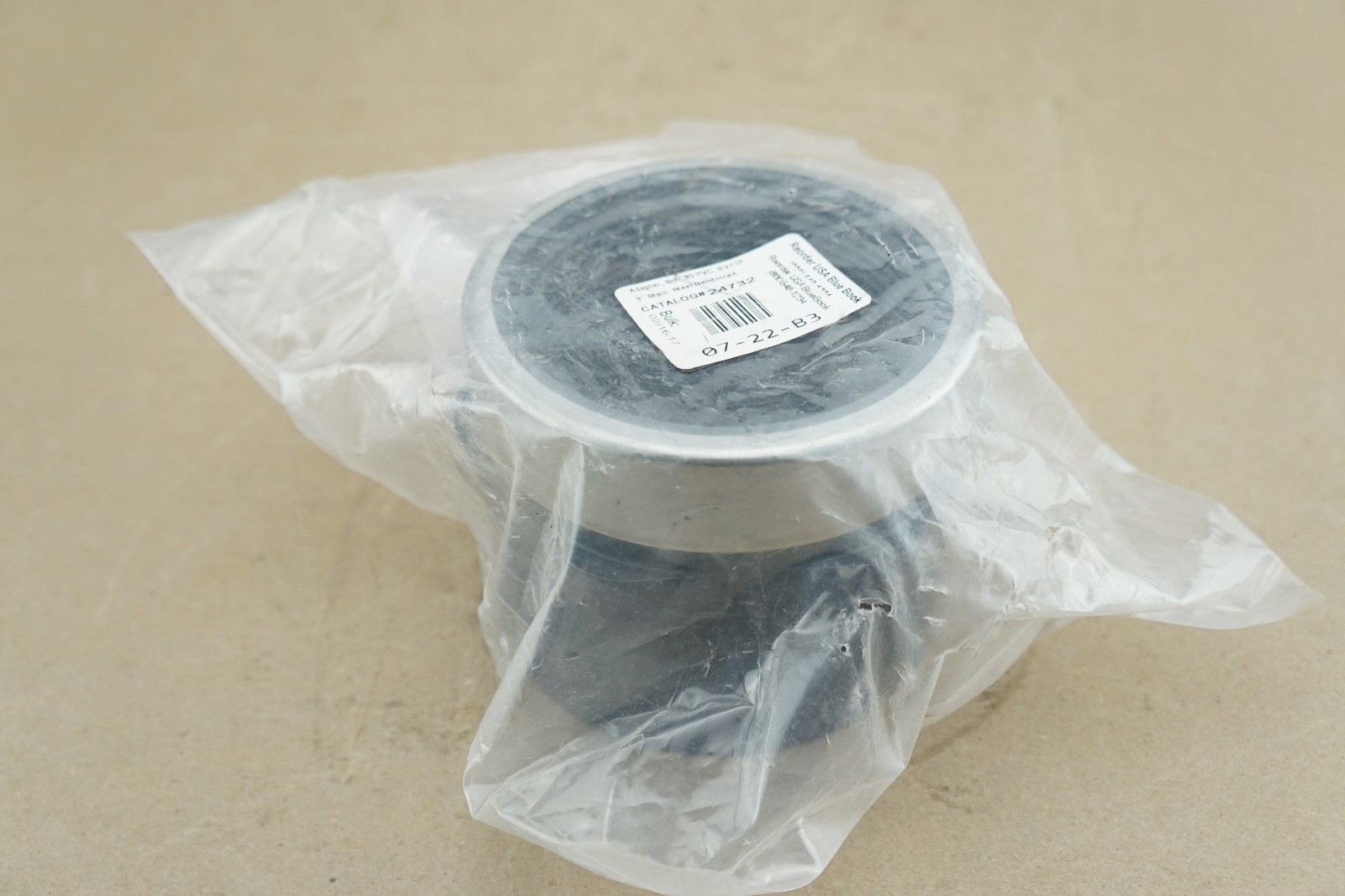 NEW USA Blue Book SSReinforced Adapter Sch. 80 PVC 3" Socket x NPT(F