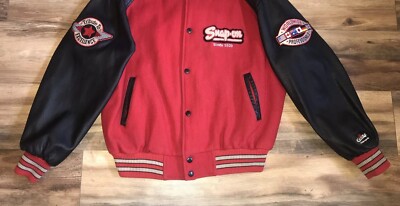 ASTRO sportswear snap on レザージャケット その他ブランド(ソノタブランド) / ASTRO SPORTSWEAR//レザー