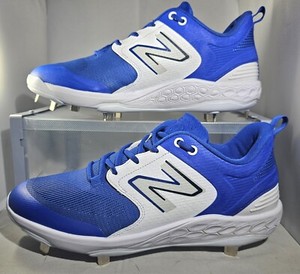 Crampons De Baseball Adidas Homme Métal Gris/Blanc - Taille 16 (Neuf Avec Étiquettes)