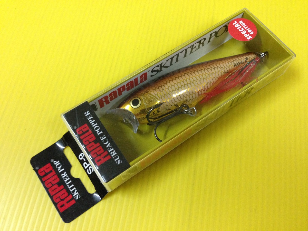 δ MOE POP SP 9-nine-Special book Rapala Skitter Pop SP-9 GALB, Golden Alburnus Special Edition