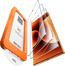 3 Pack Tempered Glass Screen Protectors for Samsung Galaxy S24 Ultra 6.8 Inch