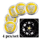 4 X JAGUAR 58mm X S Type E F I Pace XK XF XE XJ BLACK WHEEL CENTRE CAP