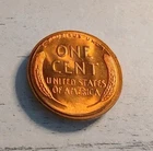 1952-D Gem BU **Error - Broadstrike** Red Lincoln Wheat Cent ~ Free Shipping! #3