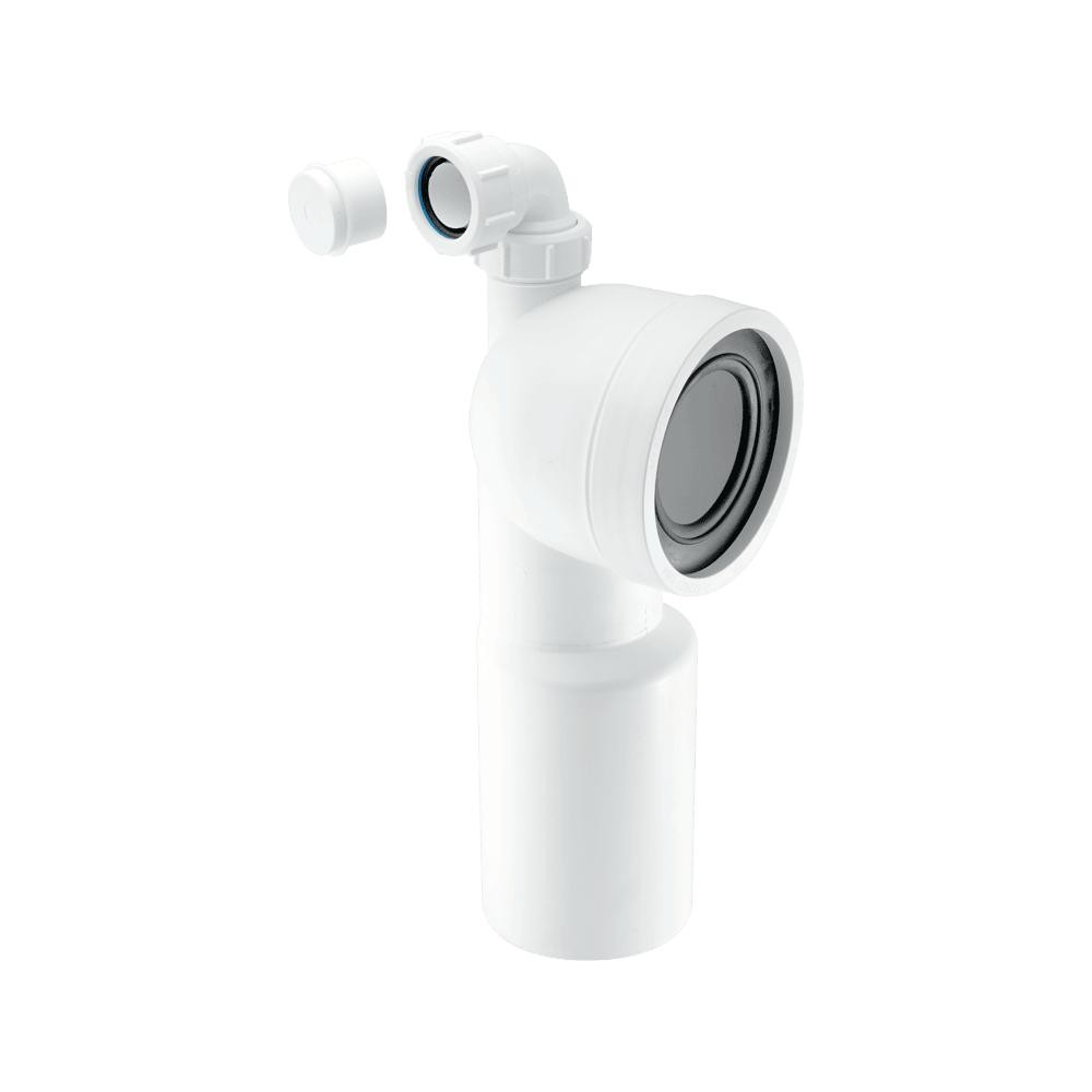 McAlpine WC-CON9V 90 Degree Bend Adjust Rigid WC Connector, 1.25"" Universal Vent