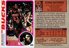 1978-79 Topps Basketball Card #29 Quinn Buckner Milwaukee Bucks