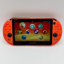 [ RARE ] Sony PS Vita Neon Orange Exclusive Color Japan PCH-2000ZA24 No Box