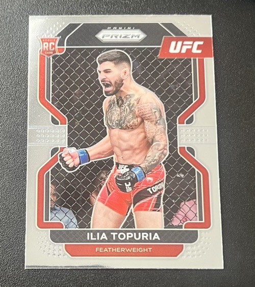 Ilia Topuria Rookie Card 2022 Prizm UFC #115 RC Panini Lightweight Champion |u44
