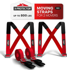 Moving Straps - 2 Pairs - Lifting Straps for 2 Movers - Furniture Moving Straps