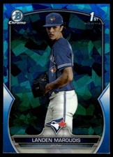 2023 1st Bowman Chrome Sapphire Landen Maroudis RC #BDC-138 Toronto Blue Jays