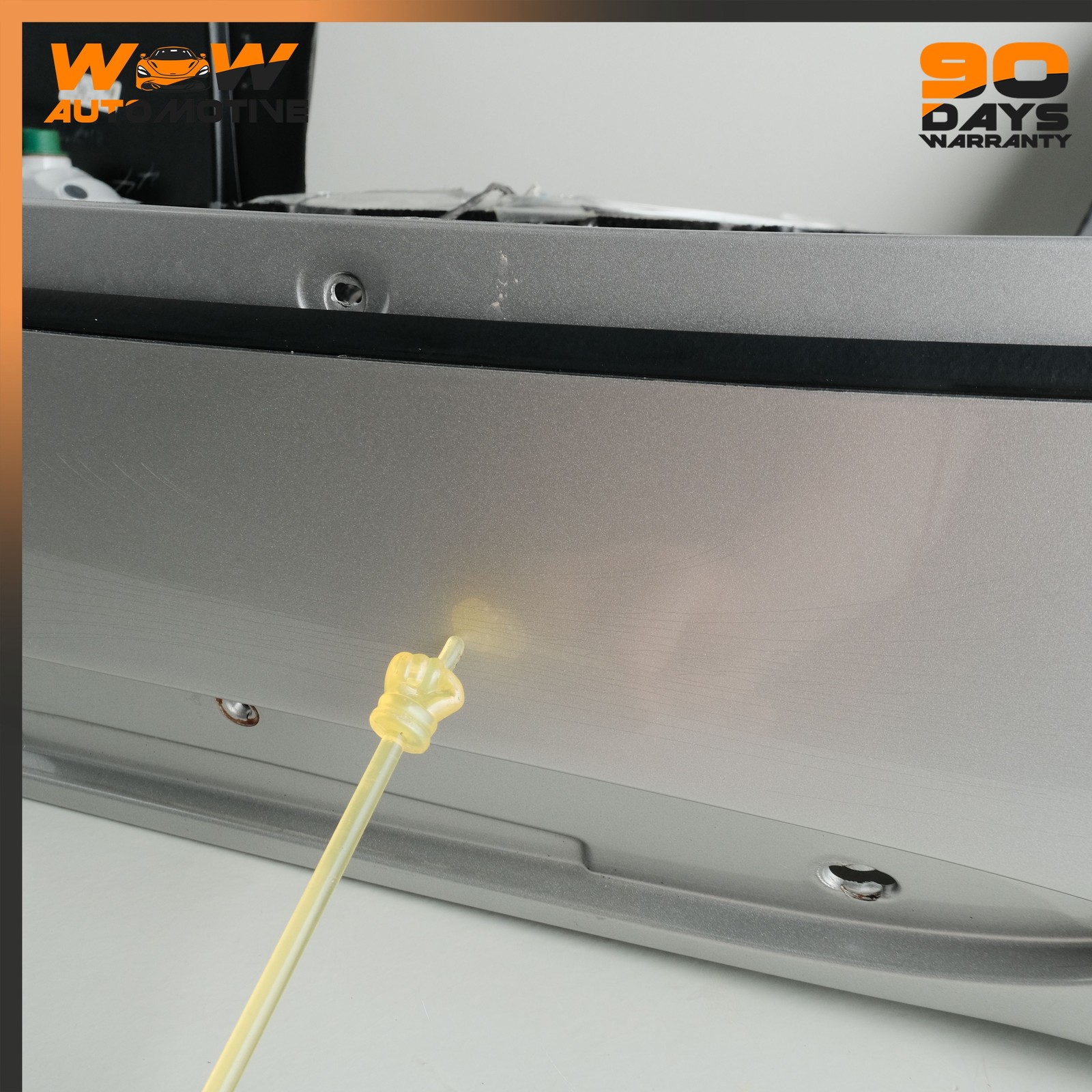 Chevrolet Corvette 2005-2013 Rear Right Rear bumper Silver