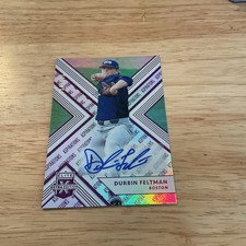 2018 Elite Extra Edition Auto/100 Aspirations Purple #142 Durbin Feltman #MS193