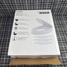 Kohler 25875-0 Hyten Elevated Soft Close Elongated Toilet Seat White - NOB 