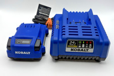 Kobalt 24V MAX 2.0Ah Lithium-Ion Battery  Charger KB 224-03 KRC 2445-03