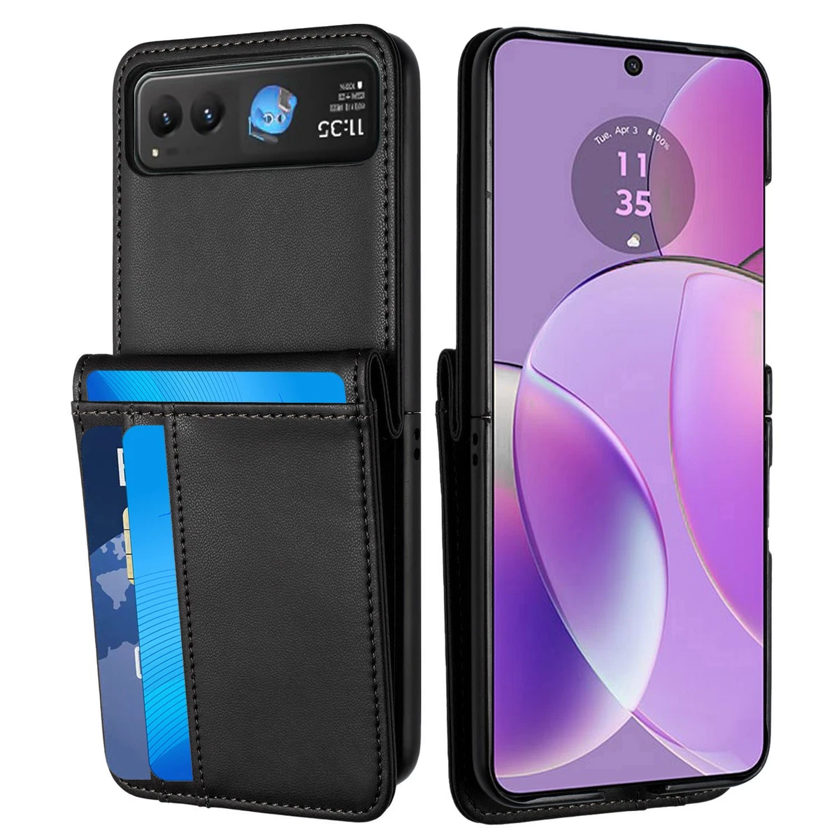 IMEIKONST Cover A Libro Per Motorola Moto G9 Plus – Custodia Portafoglio In Pelle PU Con Supporto E Chiusura Magnetica, Motivo Mandala Blu
