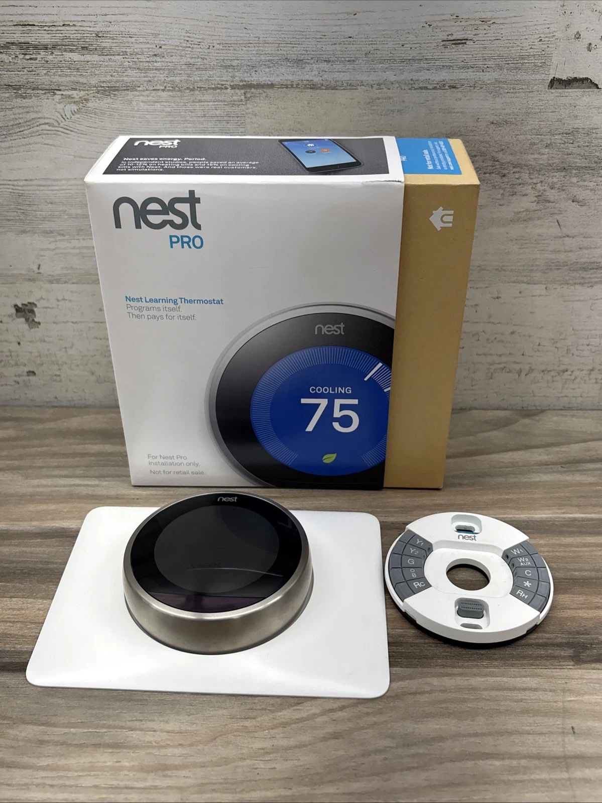 Google Nest Learning Thermostat 3rd Gen Pro Model T3008US Smart WiFi-USED