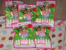 LOT OF 5 PUPPY IN MY POCKET COLLECTIBLE FIGURE MYSTERY BAGS SERIES 3- NEW SEALED