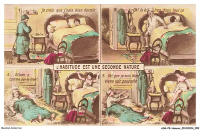 ASGP8-0454-HUMOR - HABIT IS SECOND NATURE