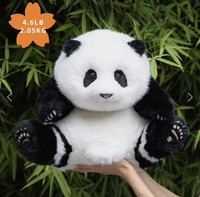 Weighted Plush Panda Realistic HuaHua Companion  chongker 2kg Plushie Essa