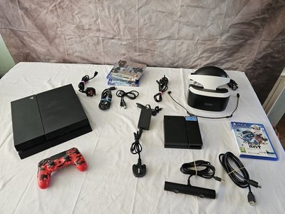 PS4 Playstation Slim 1TB Konsole Bundle PSVR Headset Kamera 4 Spiele inkl. Astrobot