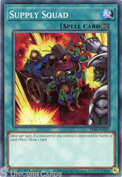 STAS-EN037 Supply Squad :: Common 1st Edition YuGiOh Card