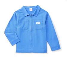 Wonder Nation Little Boys Cotton Twill Chore Jacket Blue Size 7 New Free Ship