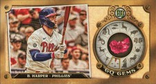 2022 Topps Gypsy Queen Gypsy Gems Minis #GGM-2 Bryce Harper Phillies