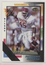 1992 Wild Card 10 Stripe Joe Bowden #93 Rookie RC 0h1. rookie card picture