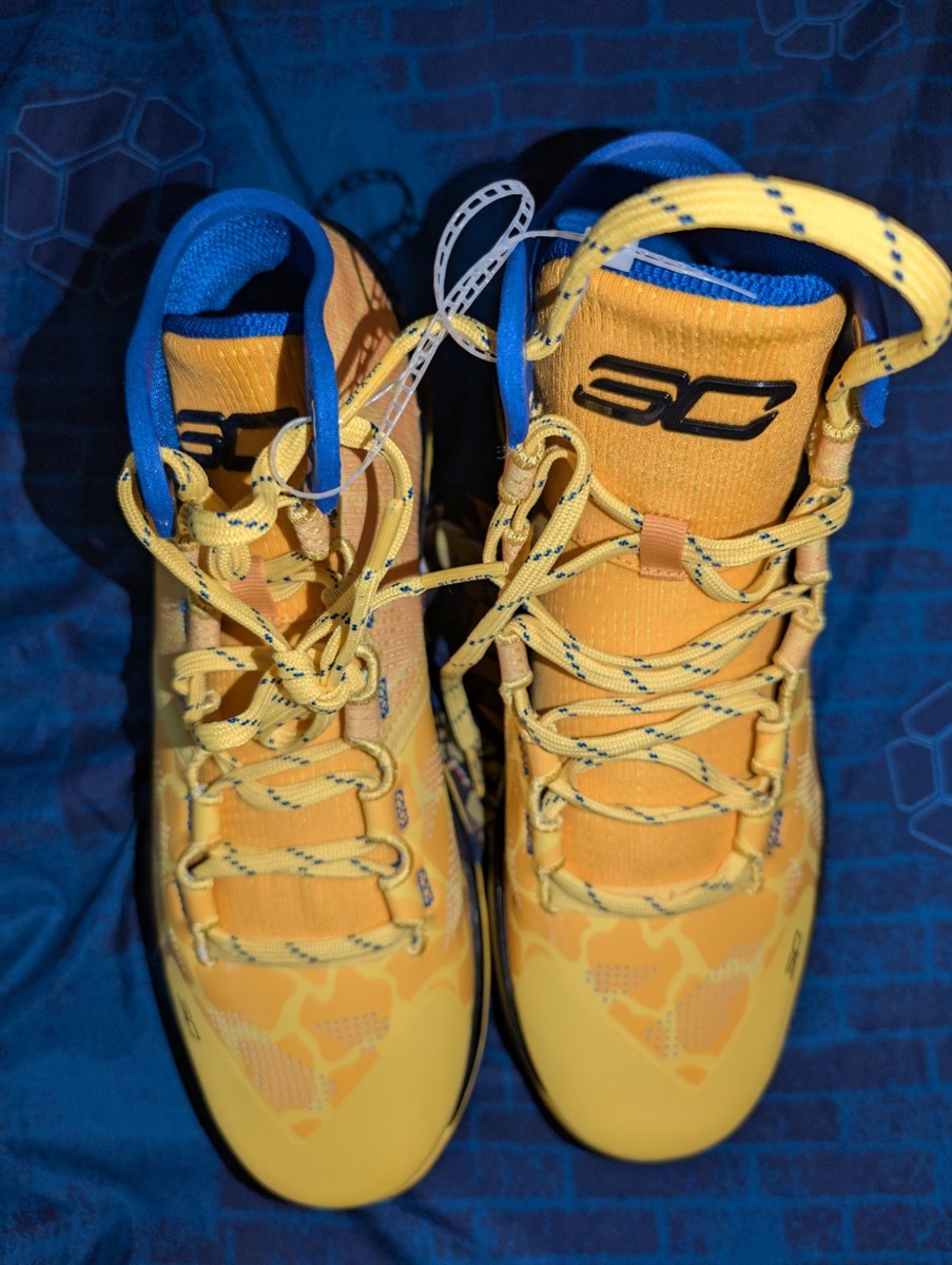 yellowsky007000様 2点 GS Sz 7Y - Under Armour Stephen Curry 2 Retro Double Bang